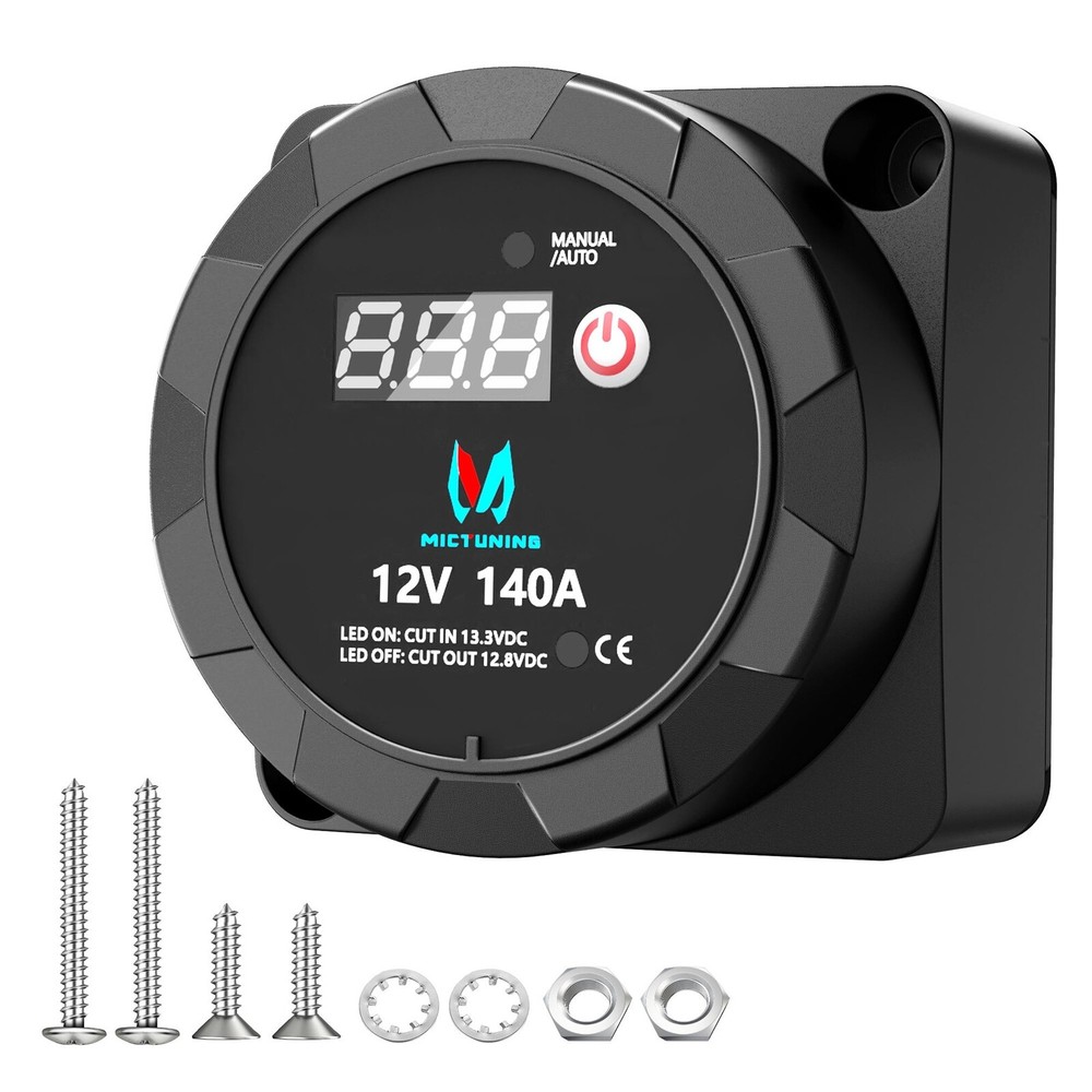 12V 140 Amp Smart Dual Battery Isolator Voltage Sensitive Relay (VSR) Pro