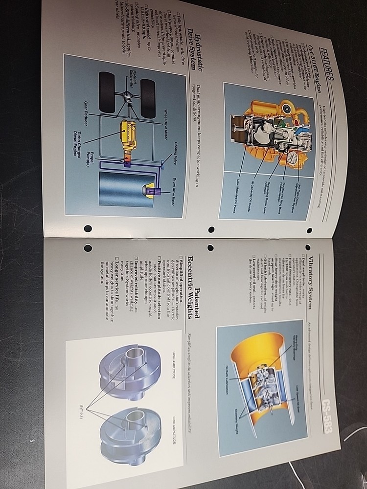 Caterpillar CS-583 Vibratory Soil Compactor Brochure