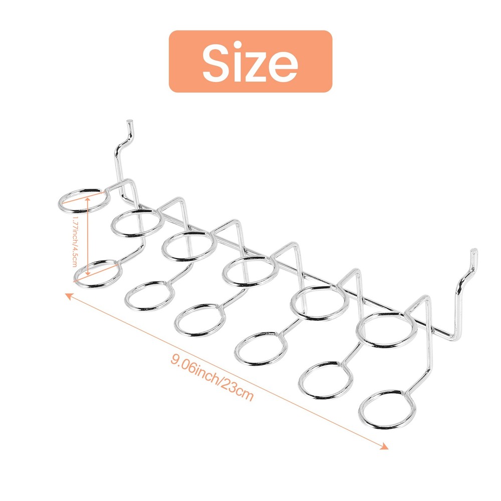 2 Pcs Screwdriver Holder Pegboard Multi-Tool Holder Accessory Pegboard4448