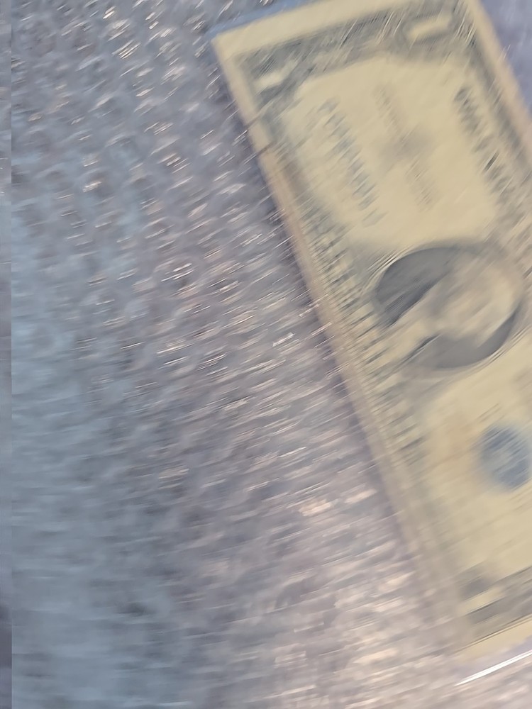 1935G $1 "NO MOTTO" SILVER CERTIFICATE BLUE NOTE