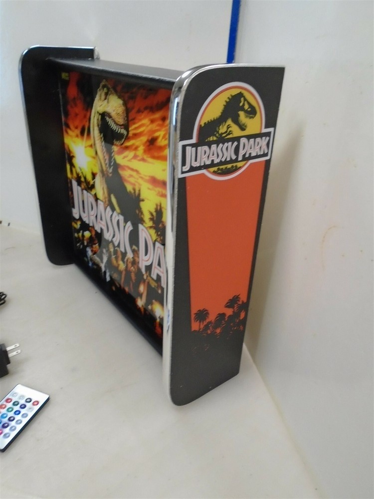 Jurassic Park Data East Pinball Head LED Display light box