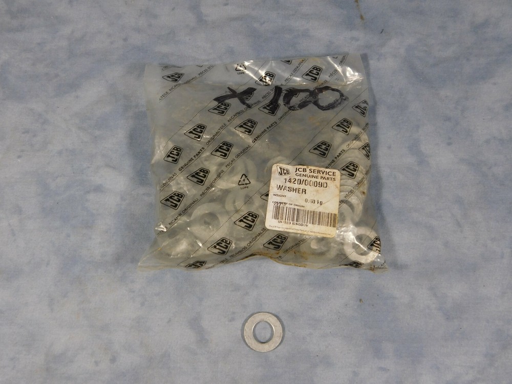 GENUINE JCB M12 PLAIN WASHER 1420/0009D