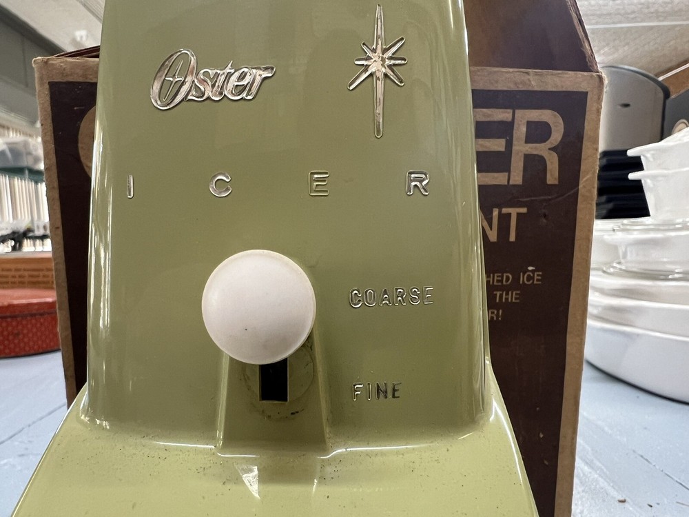 Oster / Osterizer Blender - Icer Attachment Crushed Ice - Model 435 - Avocado