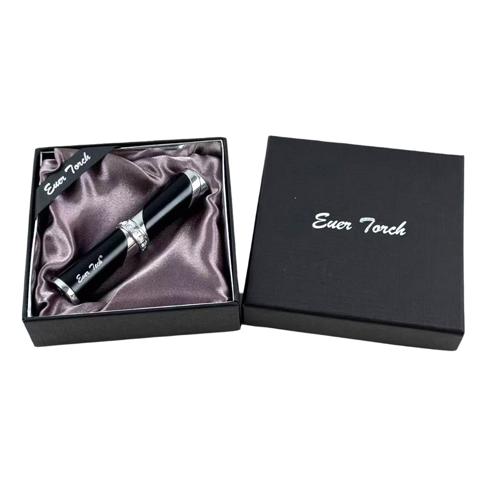 Ever Tech Lipstick Shape Butane Refillable Soft Flame Lighter for Women Gift