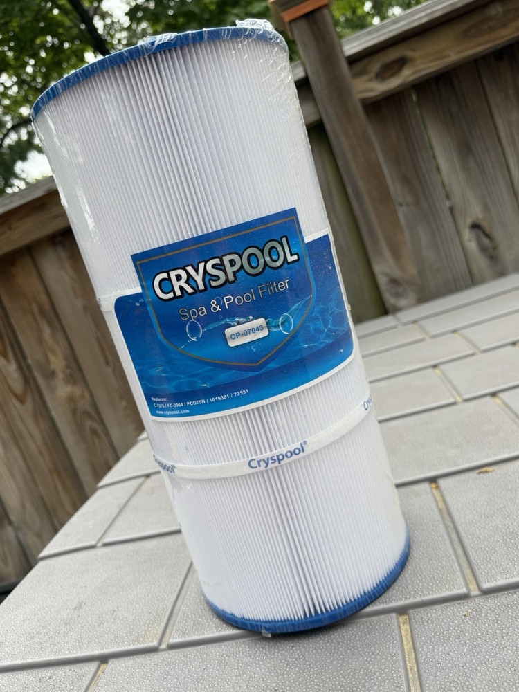 Cryspool CP-07043 White Pool and Spa Filter