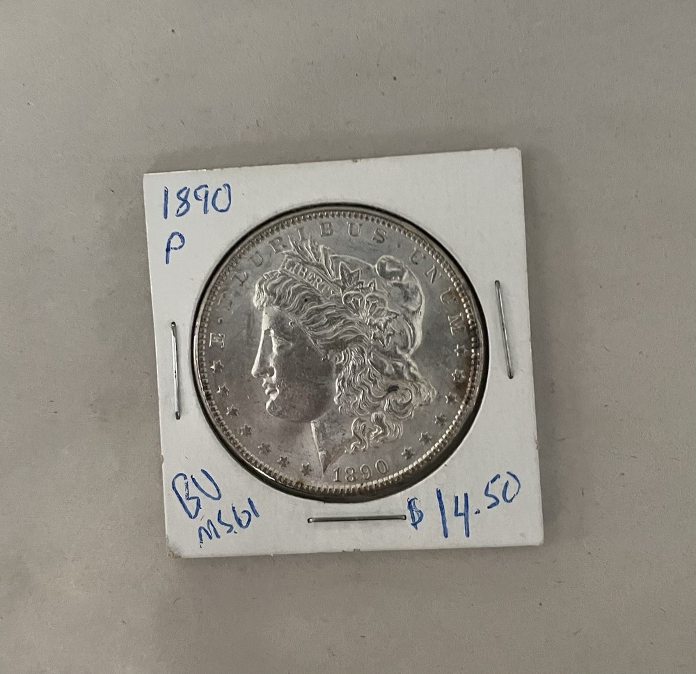 1890 P Morgan Silver Dollar