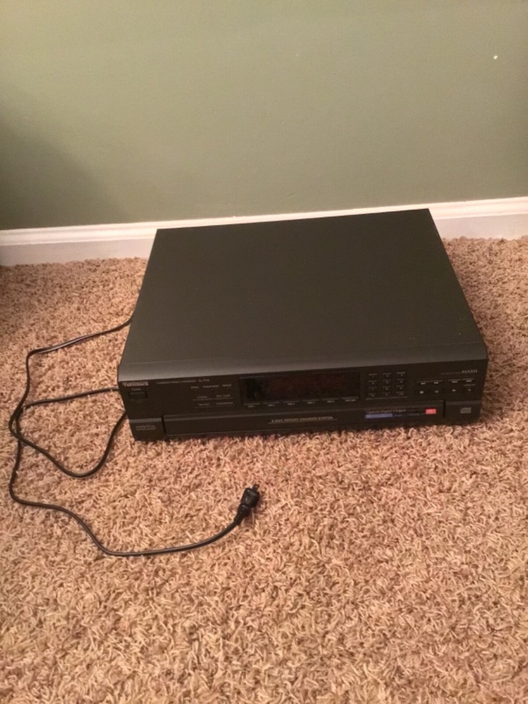 Technics SL-PD6 5 Disc Rotary Changer System No Remote