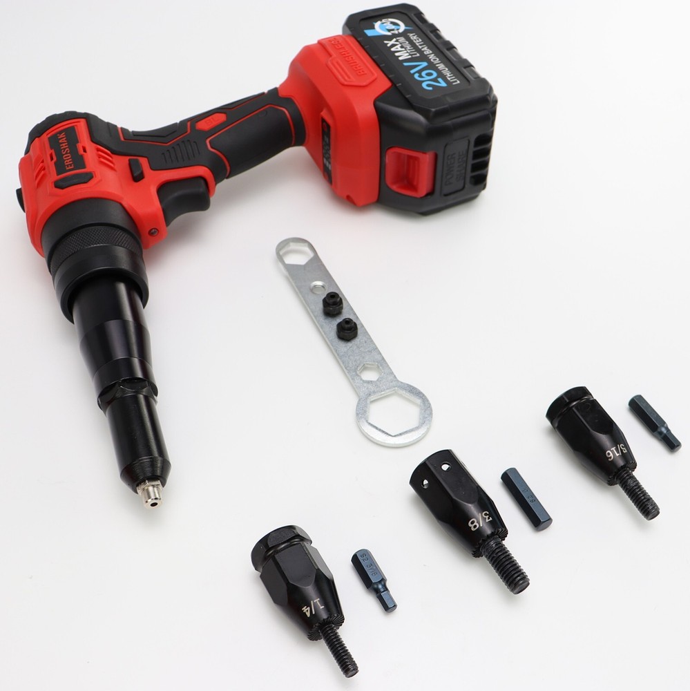 Cordless Pop Rivet Tool Rivet Nut Gun Rivnut Setting Nut Setter Blind Riveter