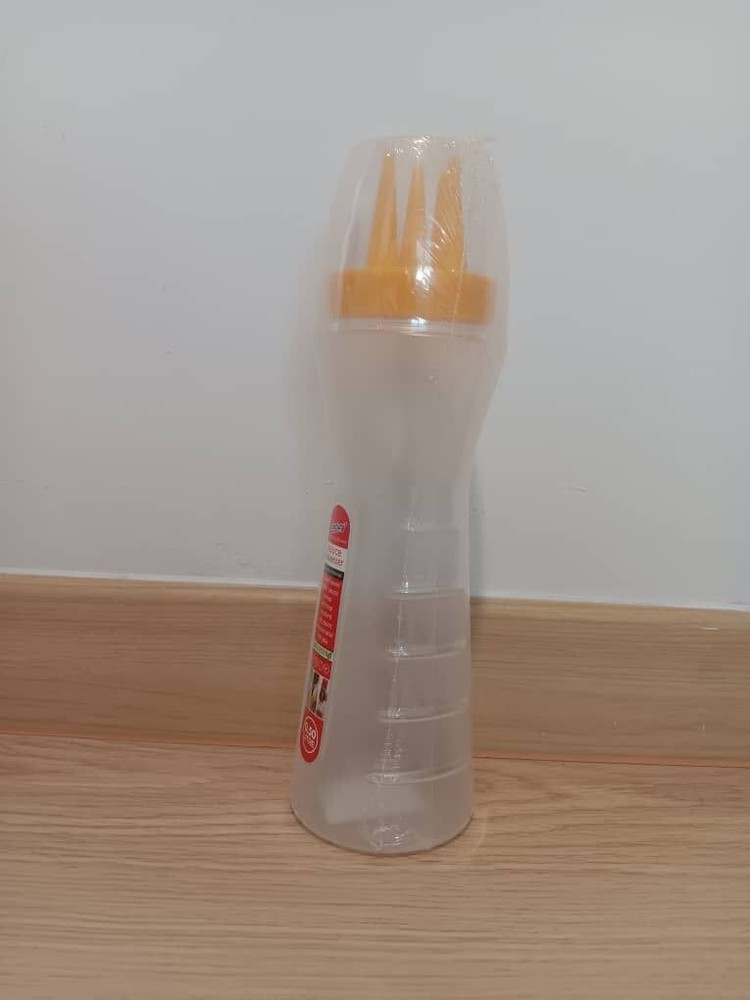 Sauce Dispenser With 5 Muzzle Food Safe Even Spread With Lid