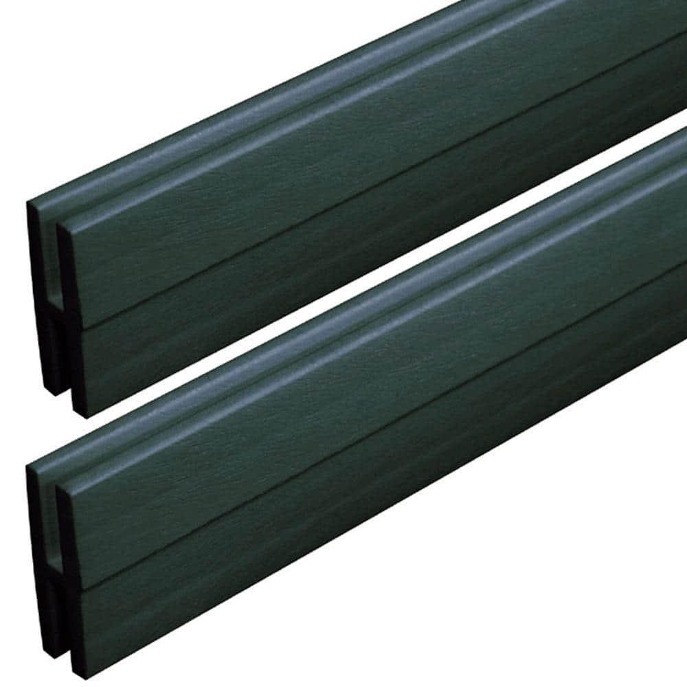 4 Ft. Green Vinyl Lattice Divider (2-Pack)