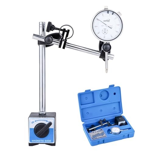 Dial Indicator with Magnetic Base and 22 Pieces Indicator Points Inches Kit