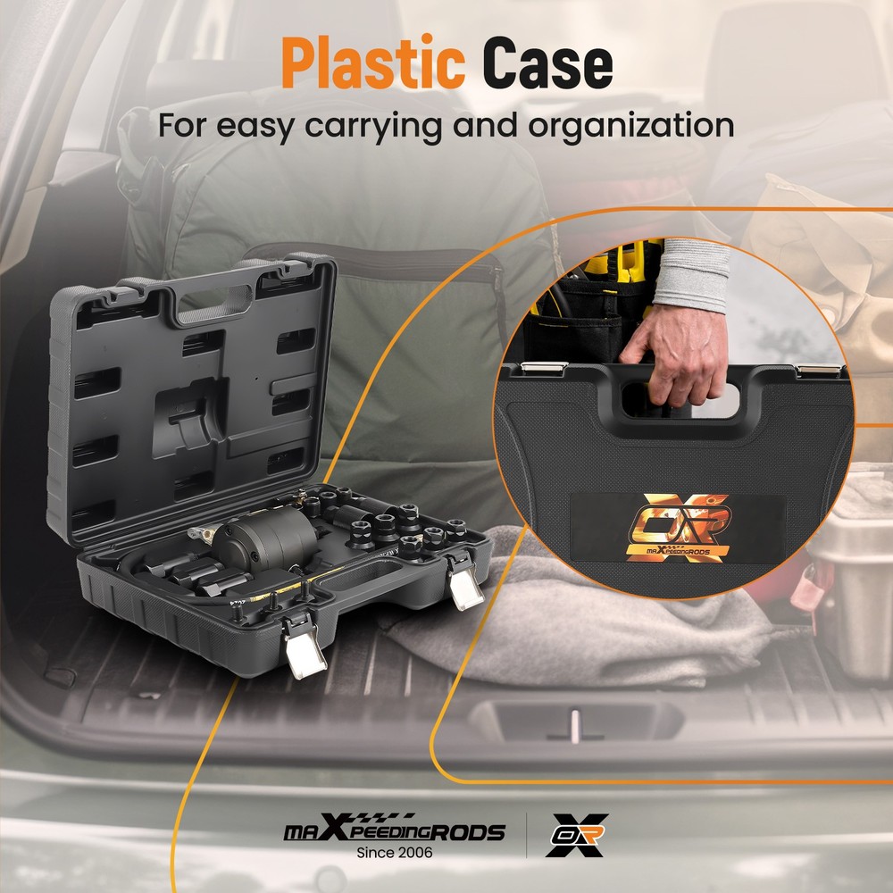 Professional Diesel Pneumatic Injector Extractor Puller Adapters Kit & Case New