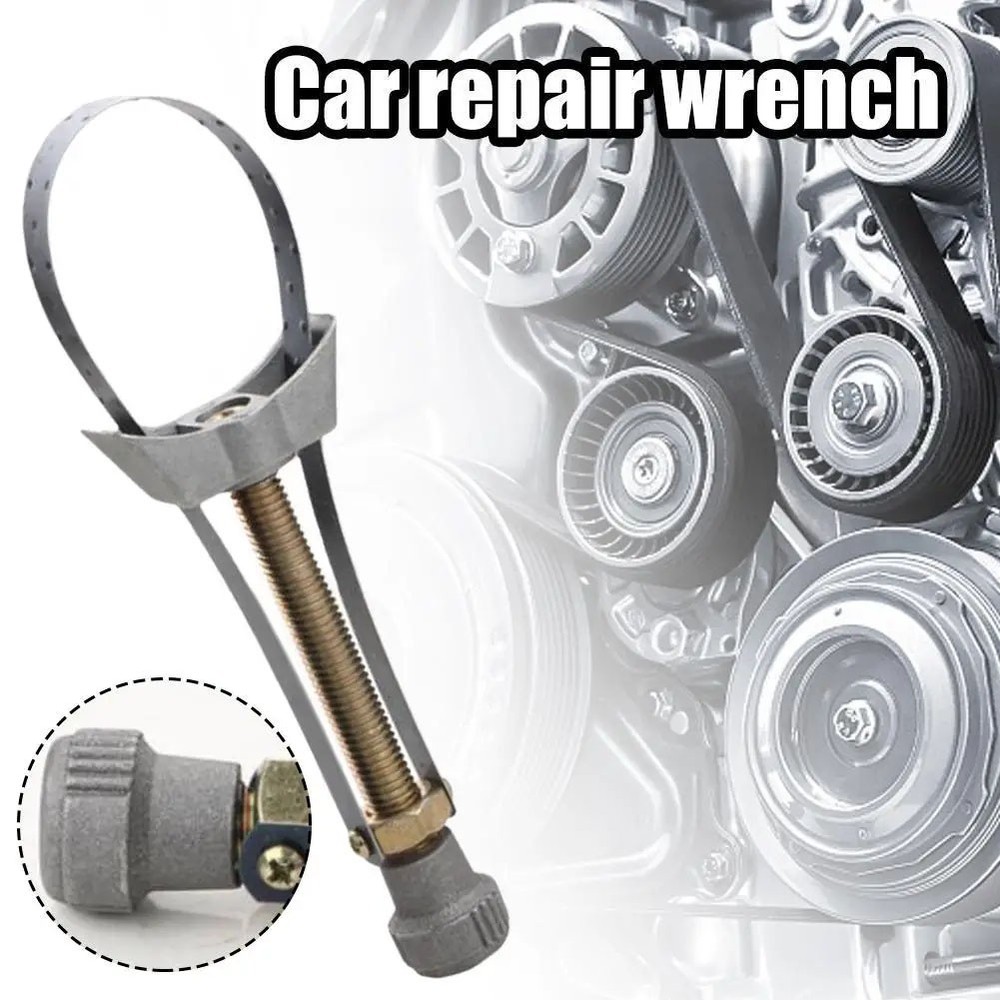 Universal Car Adjustable Oil Filter Removal Strap Wrenchs Removal Tool