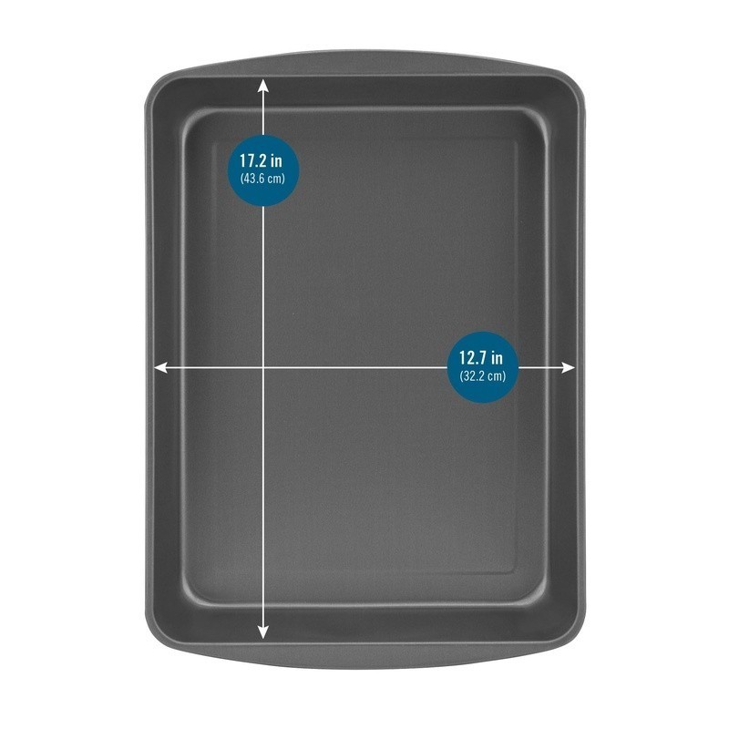 Nonstick Jumbo Roaster 3 Pack Durable Roasting Pan Easy Cleanup Kitchen Bakeware