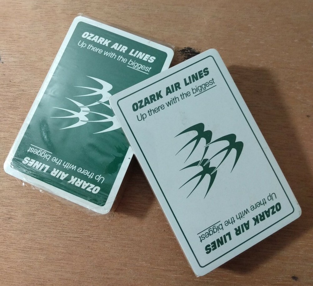 2 Decks Ozark Air Lines Swallows Playing Cards