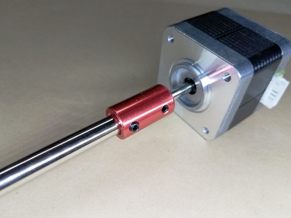 5mm x 8mm Red Small Rigid Shaft Coupler Stepper Motor CNC Coupling 3D Reprap