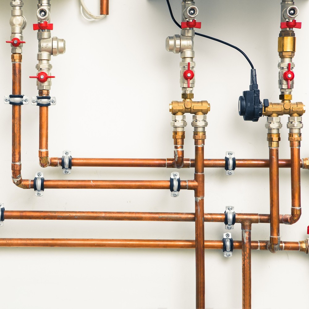 Adjustable 2 Inch Iron Pipe Bracket Clamp, 5-Pack Wall/Ceiling Mount