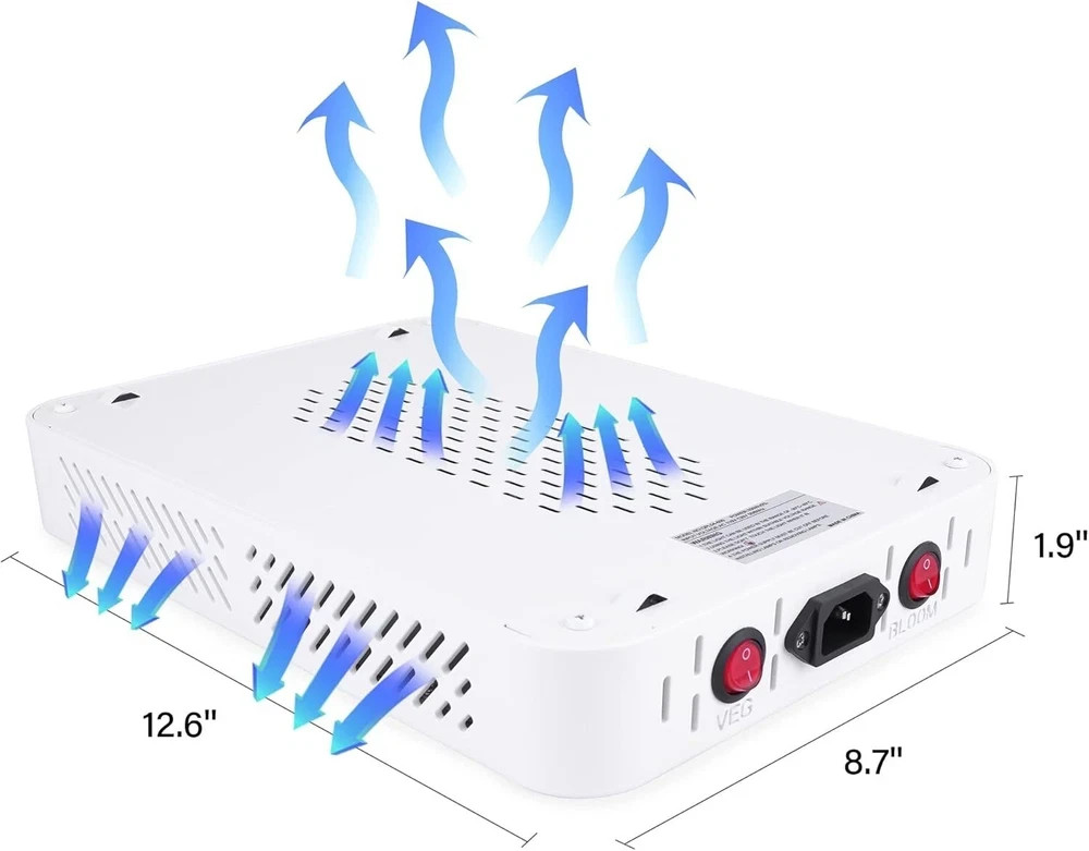 Giixer 1000W LED Grow Light with 10W LEDs
