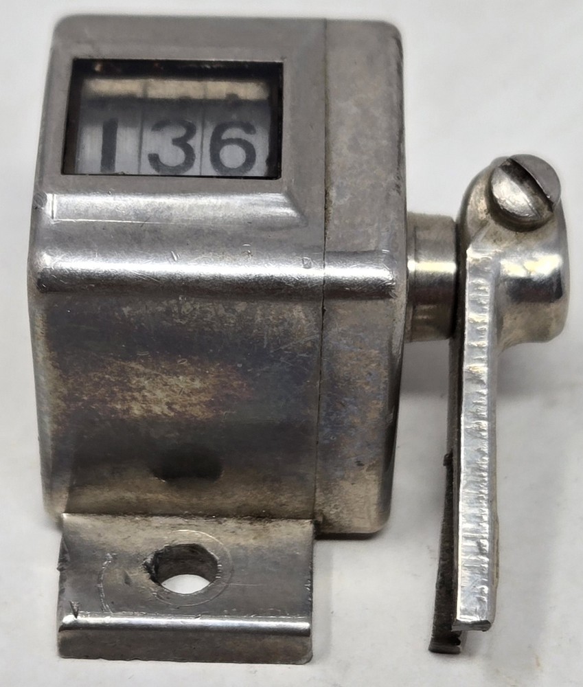 Vintage Veeder 3 Digit Numeric Roller Counter