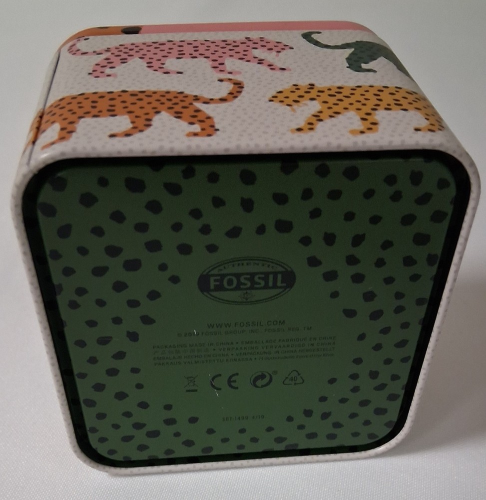 Fossil Tin Watch Box – New, Never Used