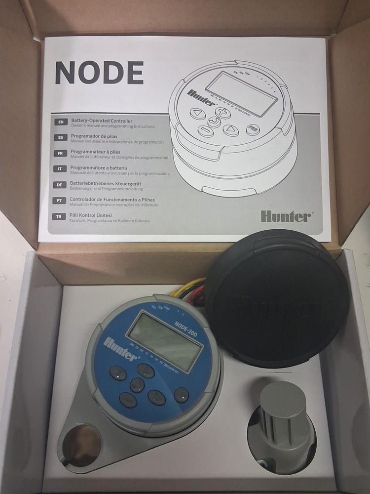 Hunter Node 2-Station Battery-Operated Waterproof Irrigation Controller