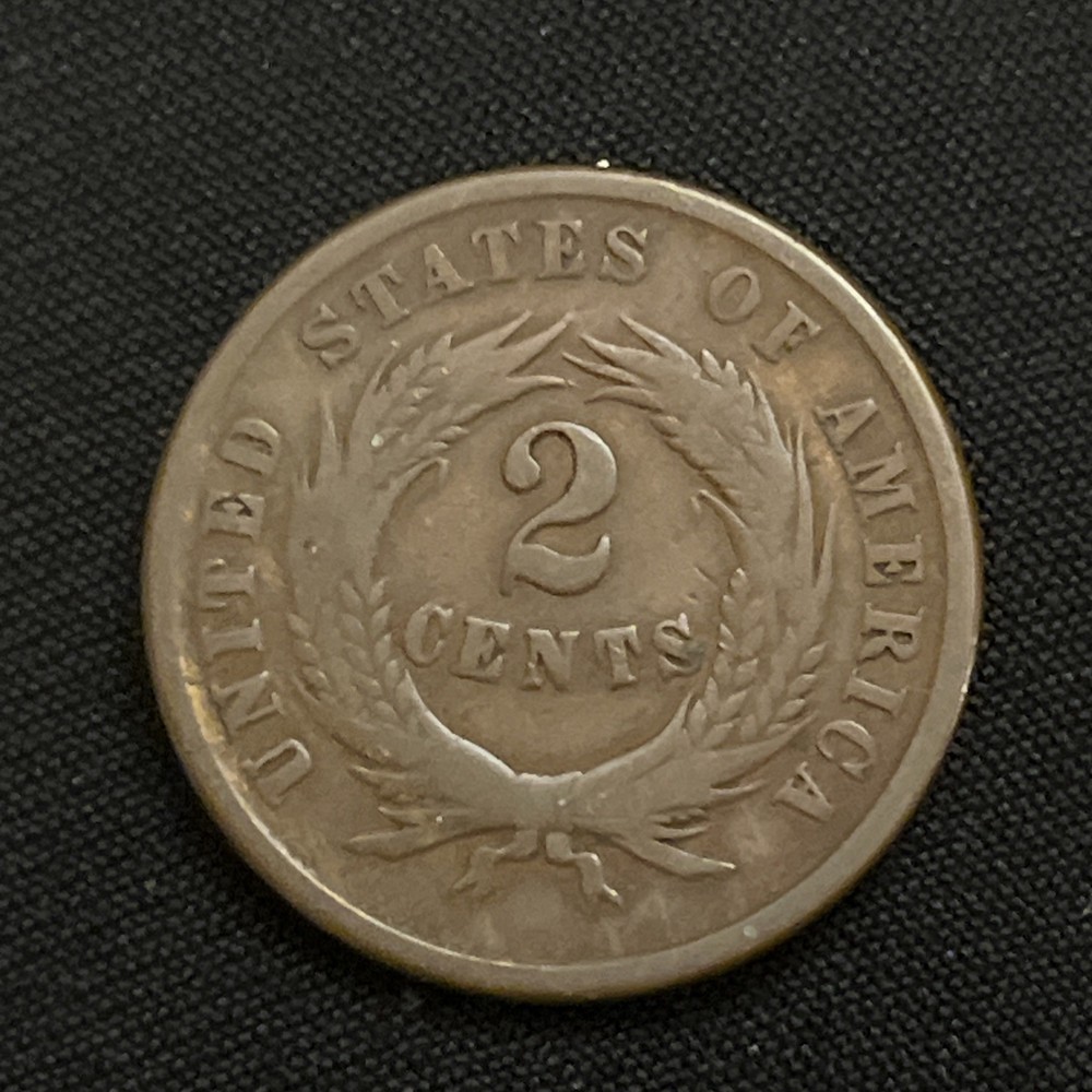 1864 Two Cent Piece 2cp ---- Nice Coin ----
