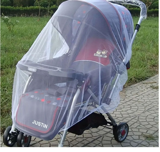 Universal Stroller Mosquito Net, Breathable Bug Protection for Babies, 150cm