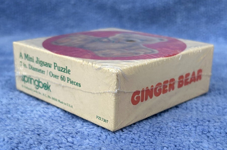 SEALED 1987 HALLMARK SPRINGBOK MINI PUZZLE GINGER BEAR