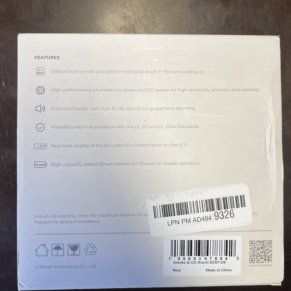 X-Sense Wireless Interconnected Combination SC07