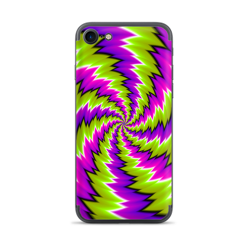 Apple iPhone 7 / 8 Skins Decal Wrap Psychedelic Moving Swirls