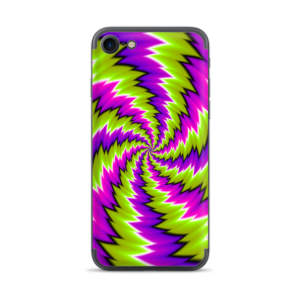 Apple iPhone 7 / 8 Skins Decal Wrap Psychedelic Moving Swirls