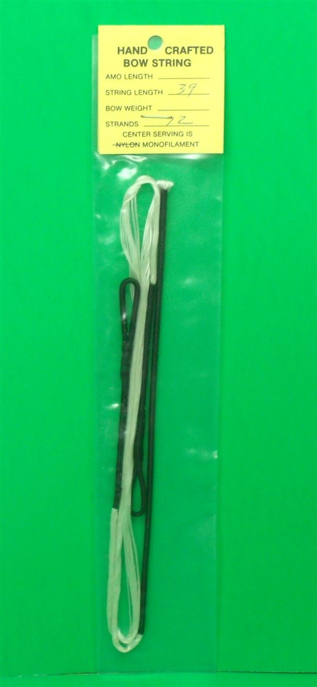 New Bowstrings by Binney Replacement String for Teardrop Cable Bows - 39" 12 str