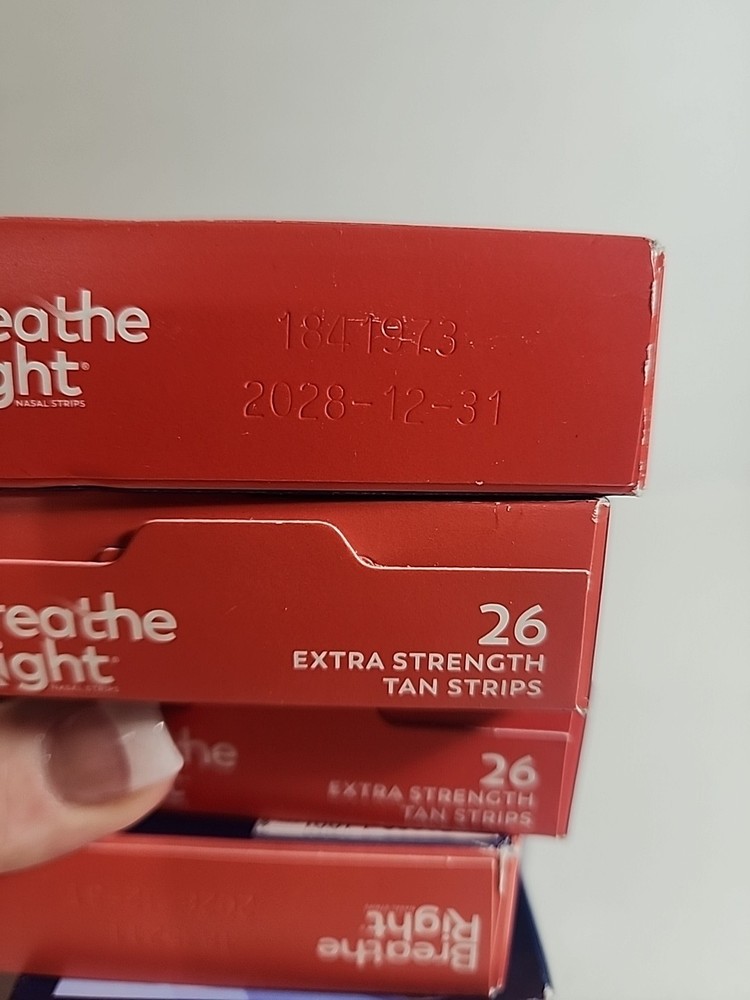5×BREATHE RIGHT NASAL STRIPS-EXTRA STRENGTH TAN (26 Ct. Per Box)