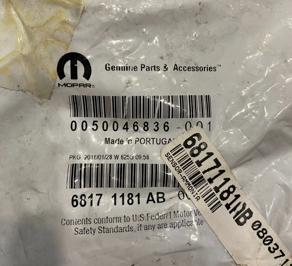 Mopar 68171181AB Ammonia Sensor