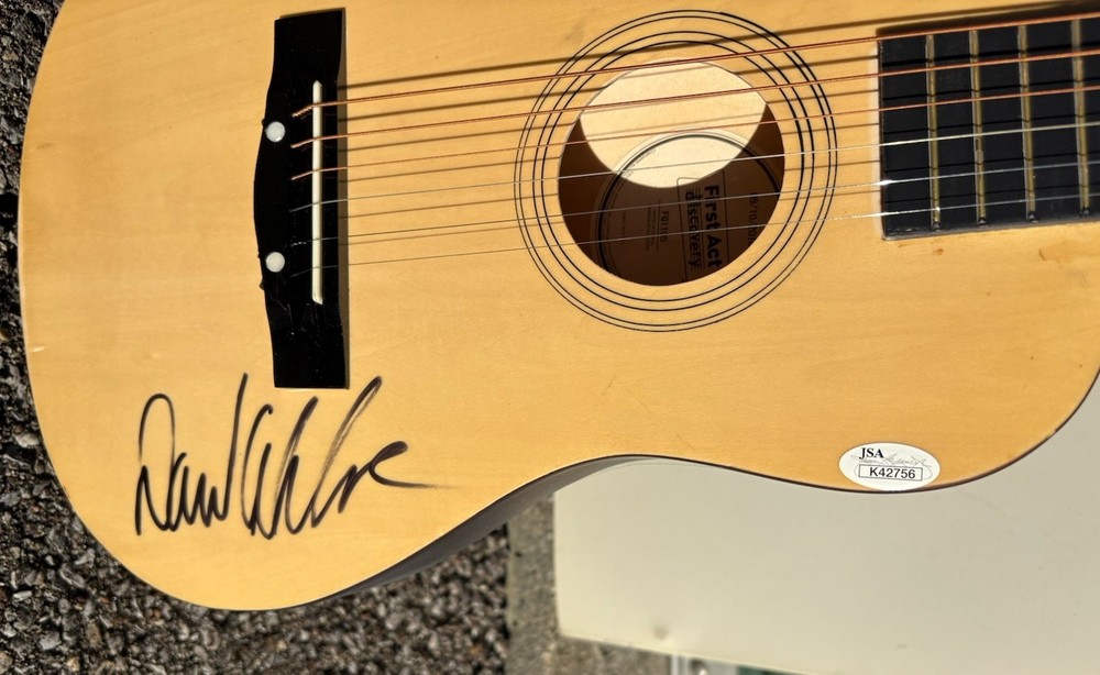 David Allan Coe Signed Acoustic Guitar JSA COA