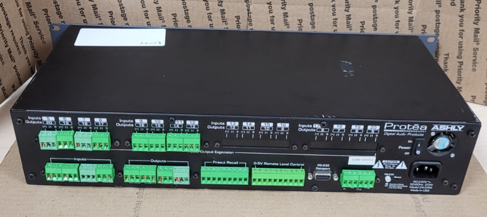 Protea 24.24M Audio Matrix Processor 4-Input 4-Output (TESTED)