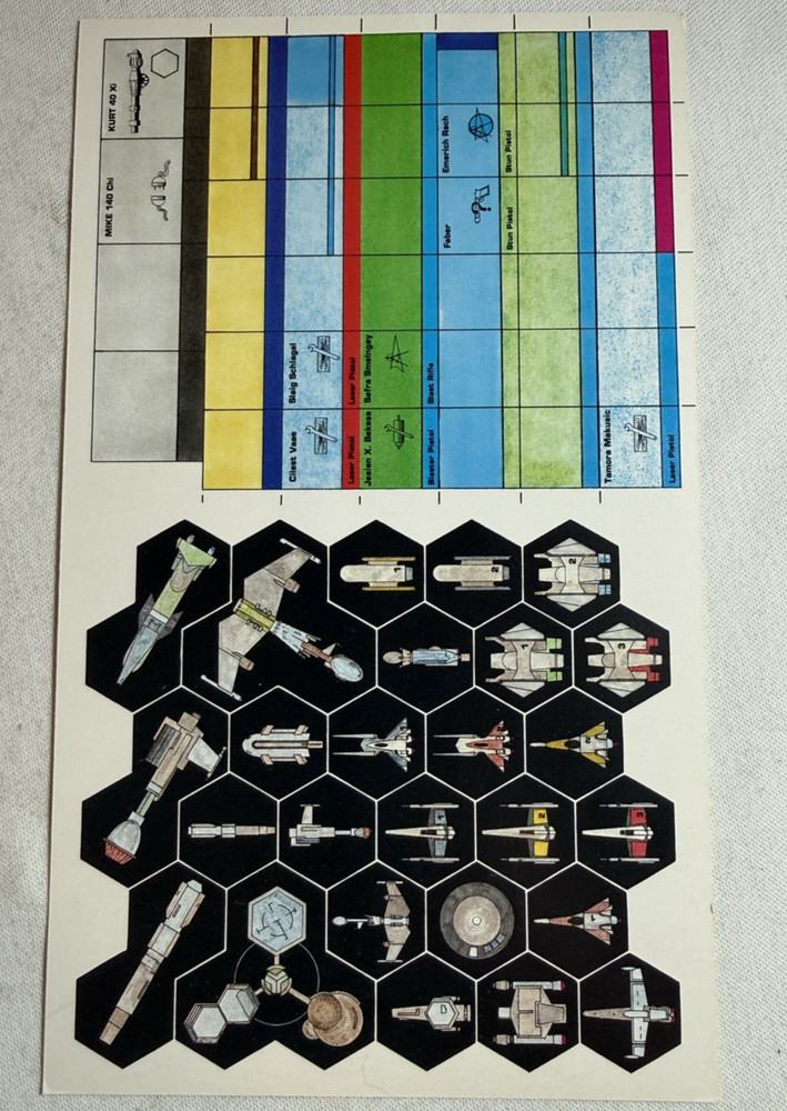 Space Master RPG Core Box Set COMPLETE & UNCUT - I.C.E. Iron Crown #9000