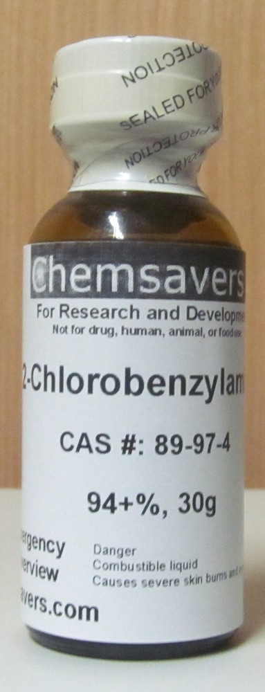 2-Chlorobenzylamine, 94+%, 30g