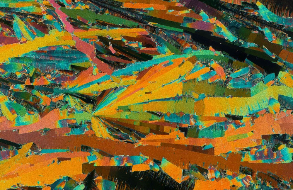 Microscope slide for polarization, Phenyl Salicylate