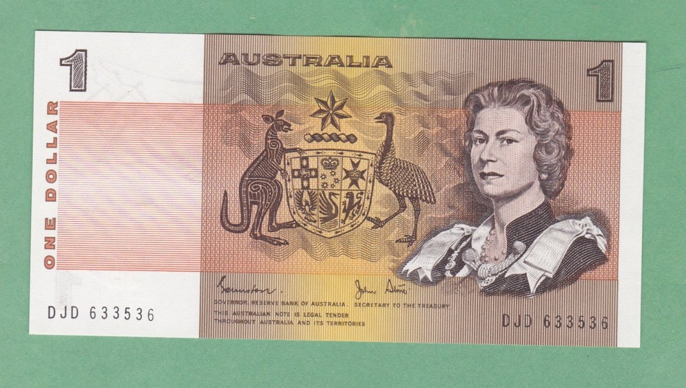 Australia 1 Dollar Note   (1981)   P-42d   UNCIRCULATED