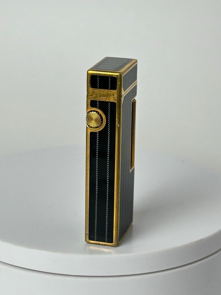 Rare Dunhill art deco vertical line pattern rollagas