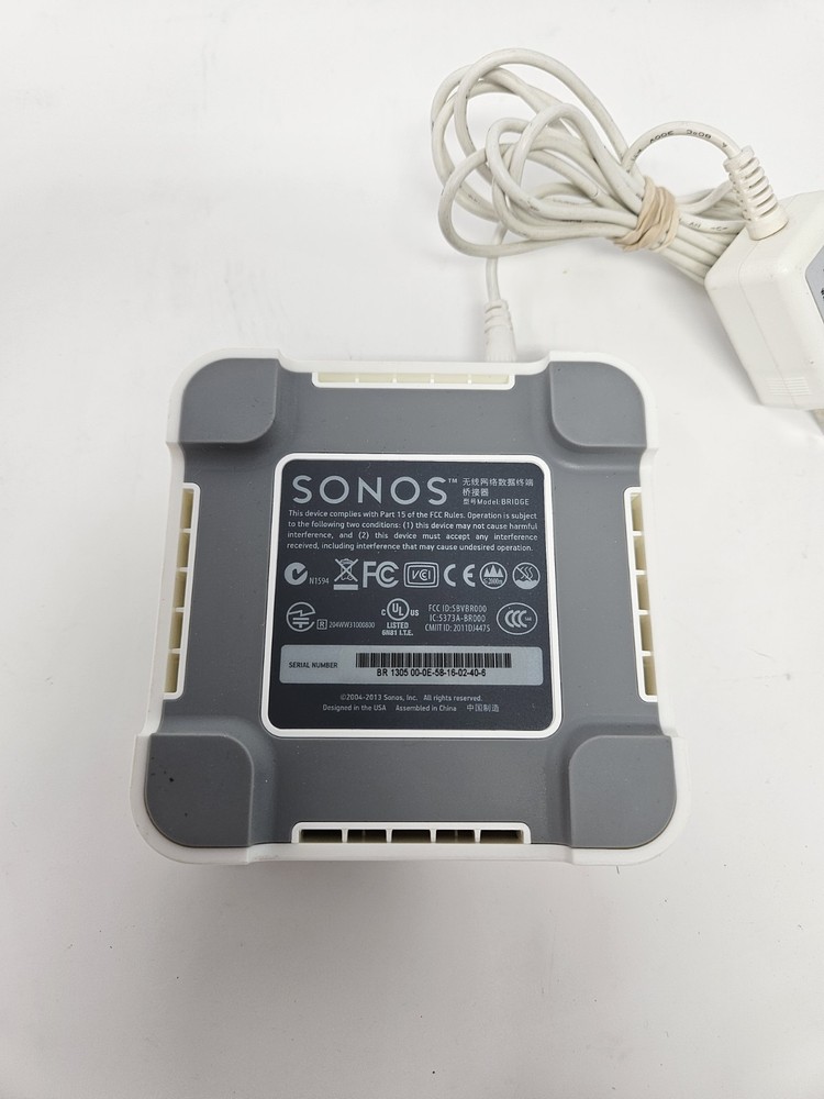 Sonos Connect Bridge N1594 With Original Plug + Network Cable -Tested