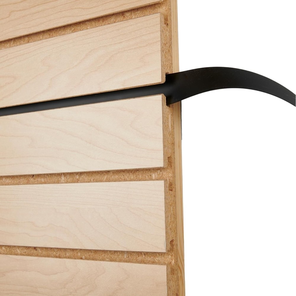 Vinyl Inserts Slatwall Panel Black Shelving Display 130 ft 1 Roll Decorative