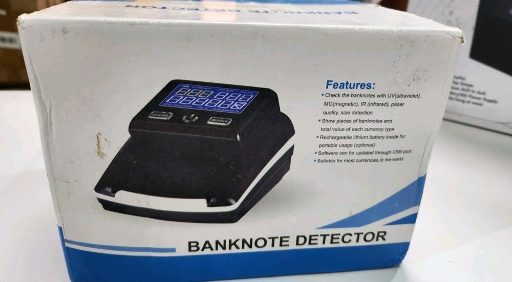 Counterfeit money detector machine