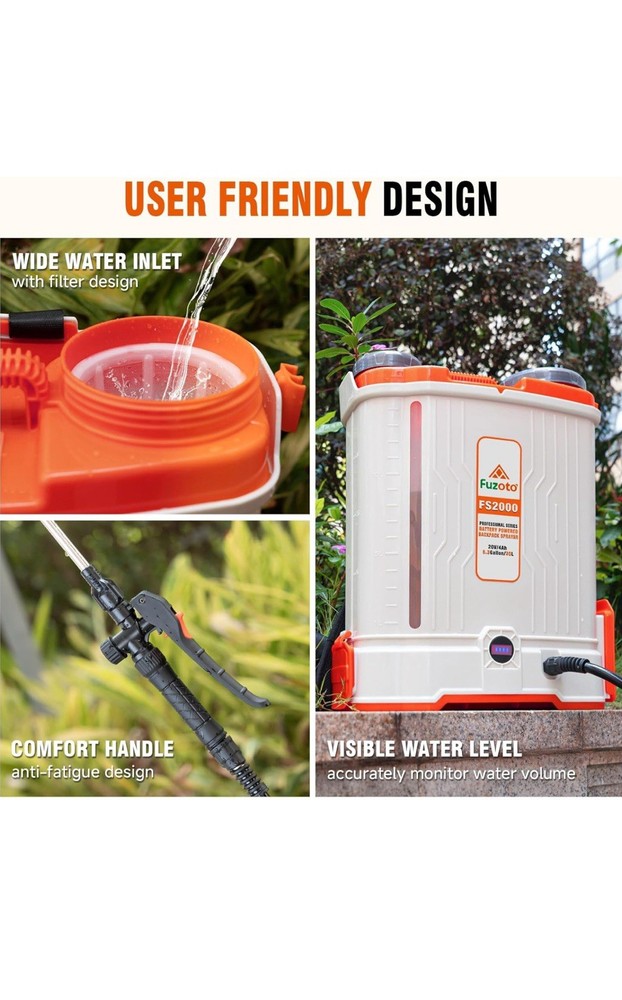 5.3 Gallon Battery Powered Backpack Sprayer
