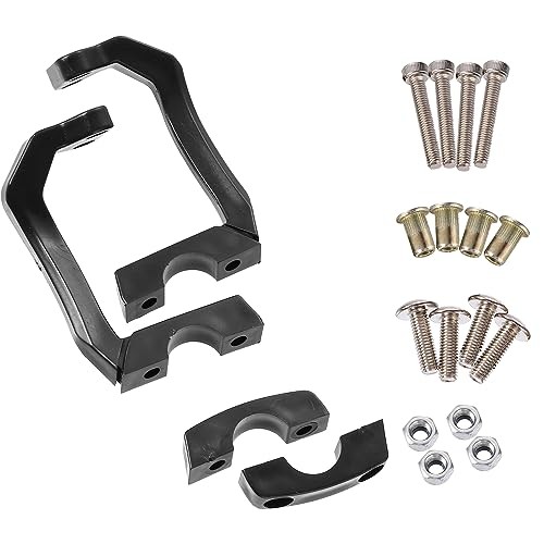 1 Set Motorcycle Handguards Replacement Universal for 7/8" 22mm Handlebars Red