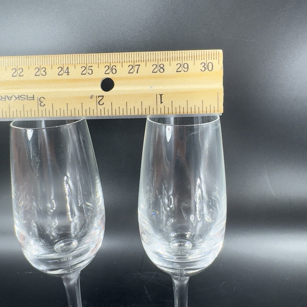 DeVino by Rosenthal Clear Crystal Glasses Hand Blown Small Cups Barware Set 2