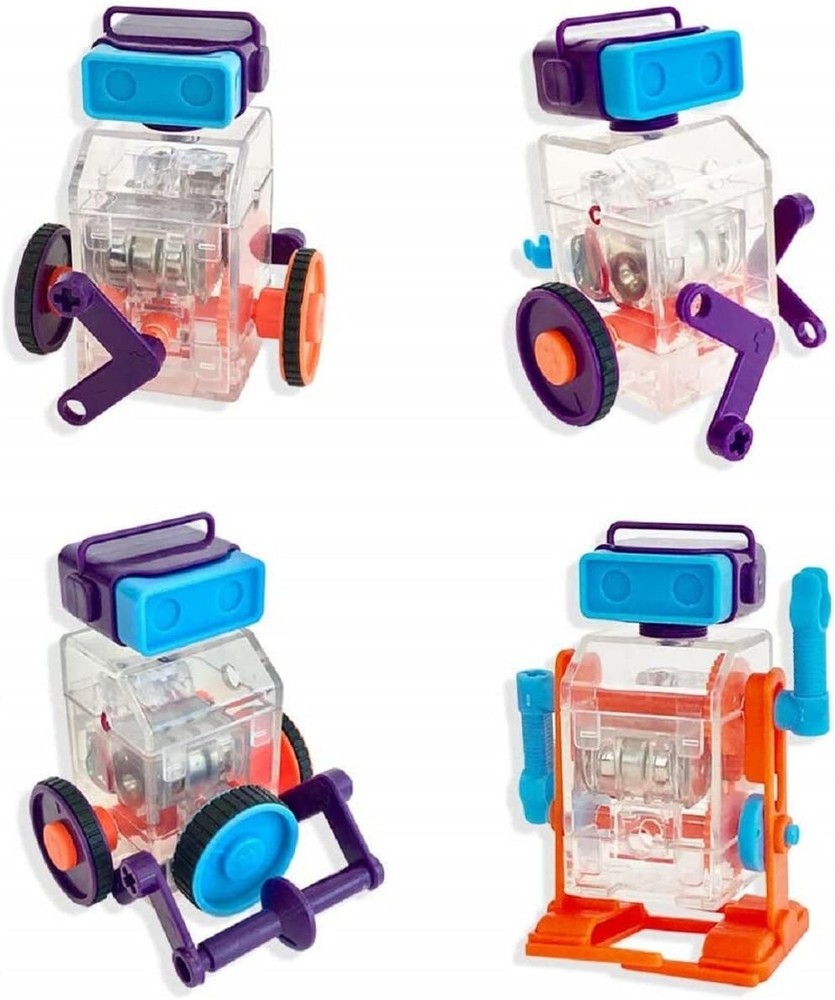 Smart Lab Tiny Robots Big Science STEM 15 Ingenious Motorized Builds Kit