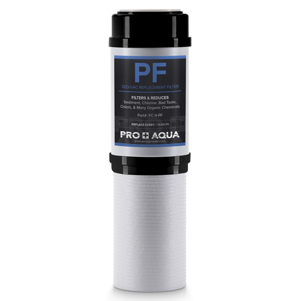 PRO+AQUA RV Replacement Filter for WS-P-REG-KITV2, Taste, Odor, Sediment,