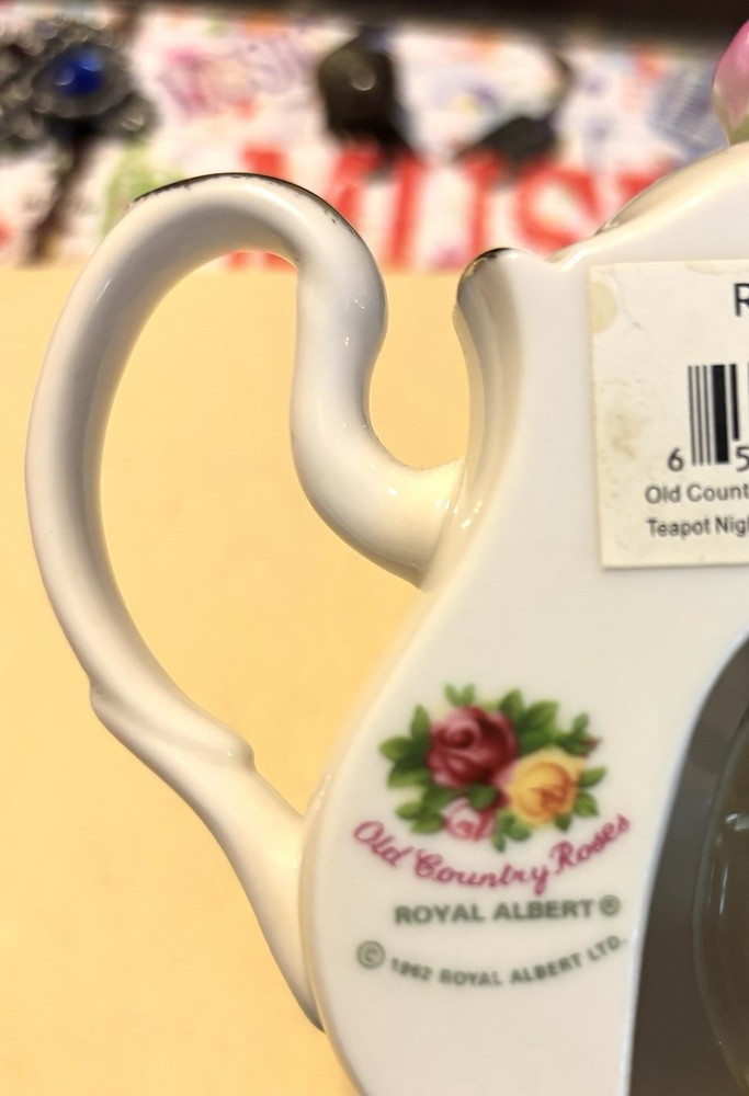vintage Royal Albert Tea Pot Night Light